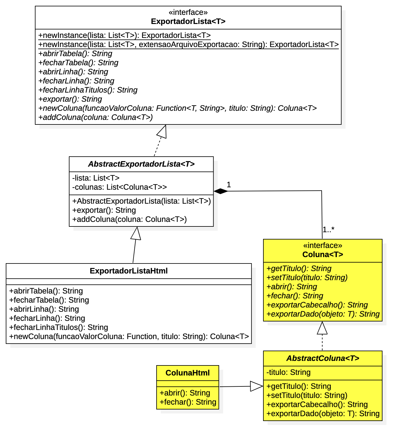 factory method exportador